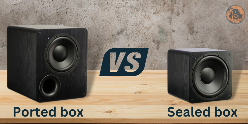 Sealed vs. Ported Subwoofer Comparison Image - Speakers Reviewed