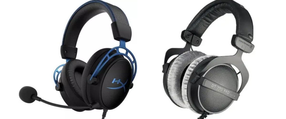 Headphones vs headset for gaming banner