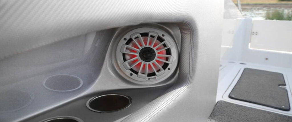 How to install marine speakers banner
